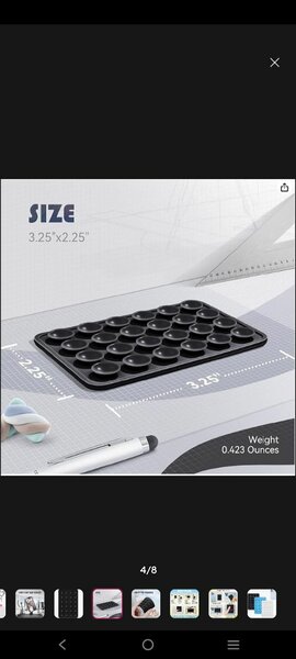 Silicone suction pad phone