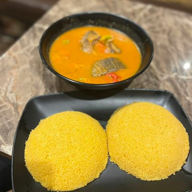 Attiéké huile rouge-souple