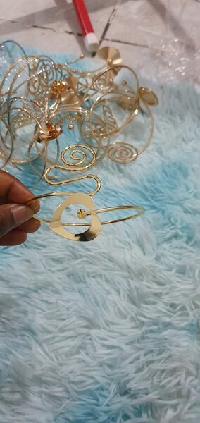 Bracelet artisanal doré