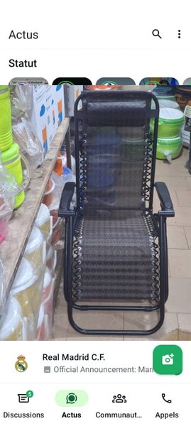 Chaise Longue Pliante