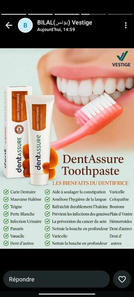 Dentifrice DentAssure
