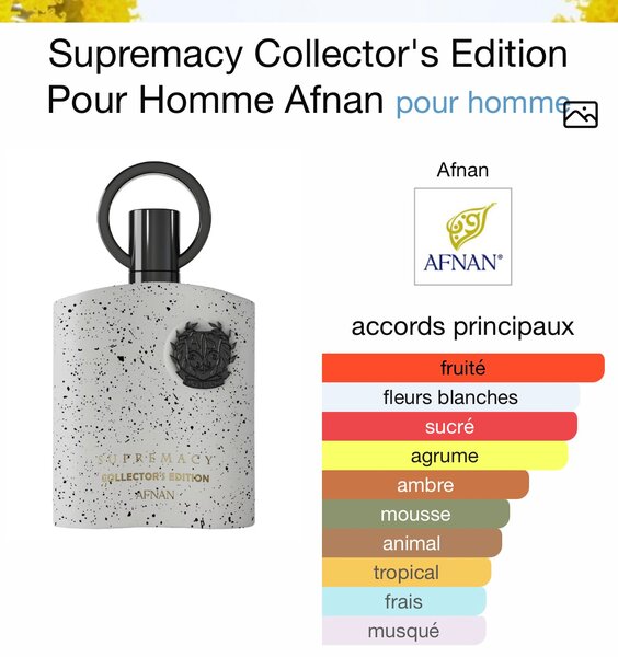 Parfum Supremacy Homme Afnan