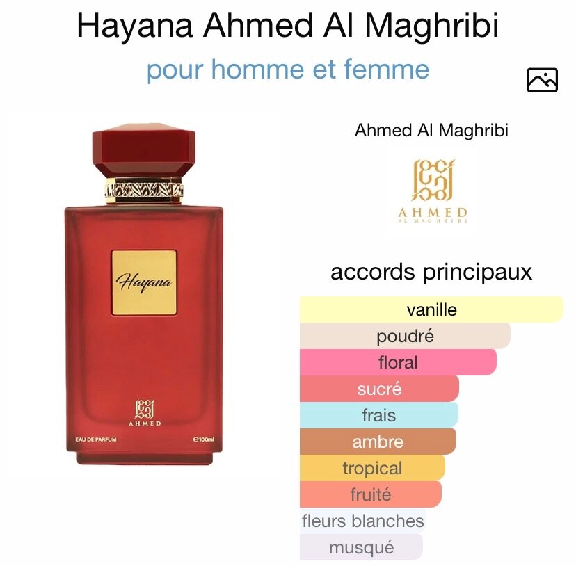 Parfum Hayana Unisexe 100ml