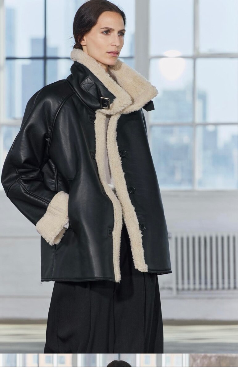 Zara НОВАЯ дубленка