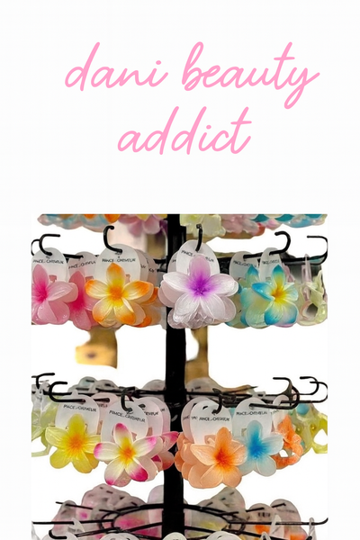 Épingles à cheveux fleurs colorées