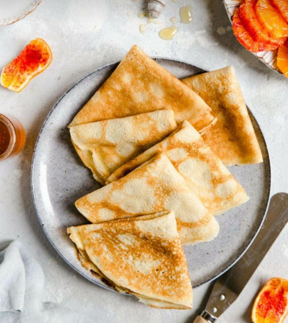 Crêpes délicieuses et gourmandes