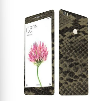 Xiaomi Mi Max Grey Brown Snake Leather Texture Mobile Skin