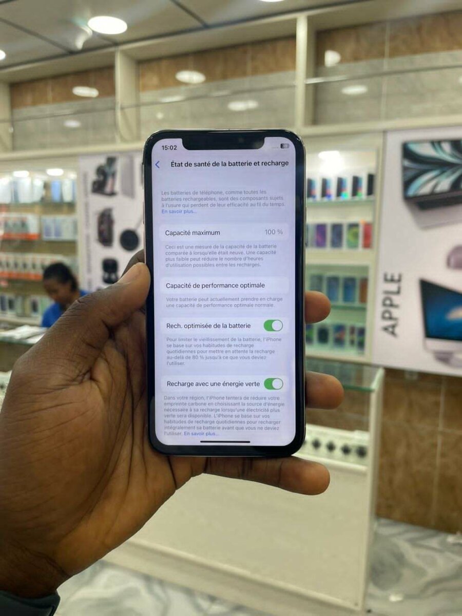 iPhone X 256GB Argent Reconditionné