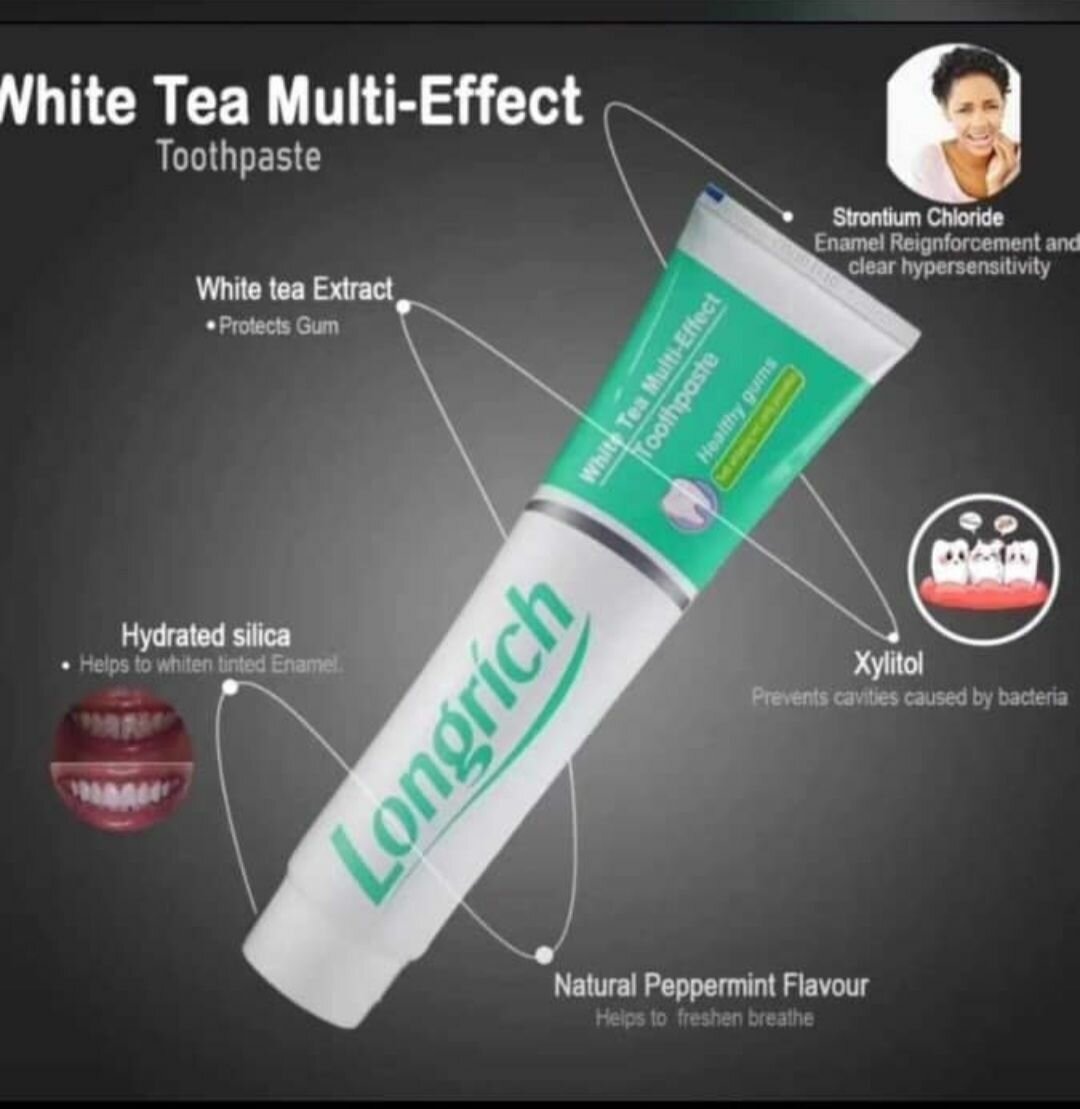 White Tea Multi-Effect Whitening Toothpaste - 200g