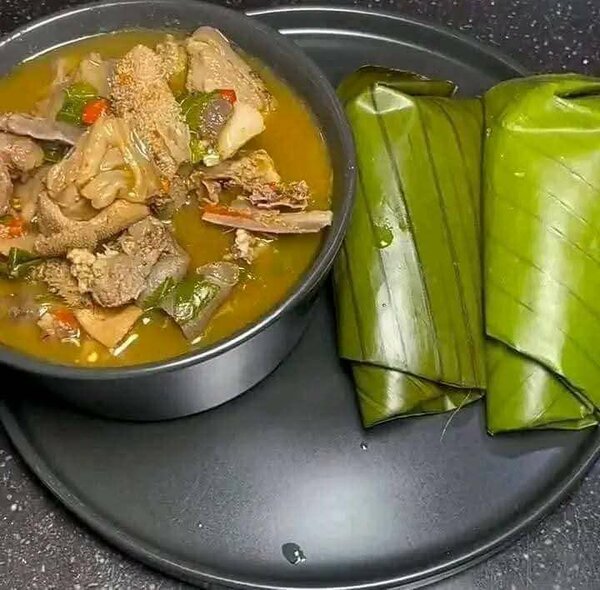 White agidi and pepper soup