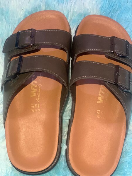 Sandales Confort Marron Homme