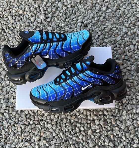 Baskets bleues homme tendance