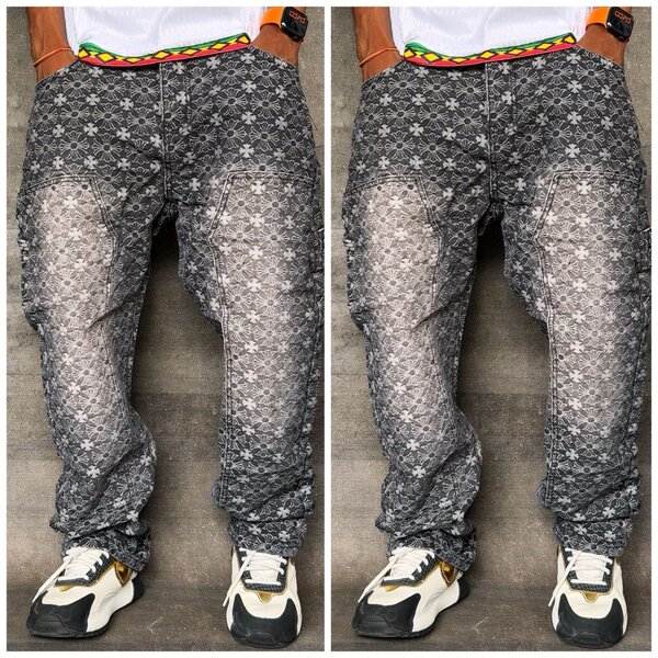 Pantalons décontractés imprimés