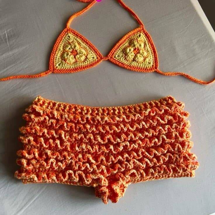 Two piece crochet