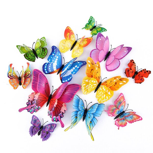 3D butterfly wall stickers