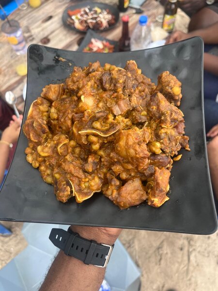 Sauté de porc aux petits poids