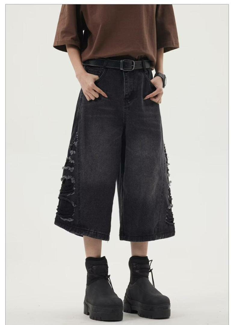 Baggy jeans shorts