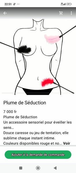 Plume de Séduction Sensuelle