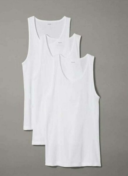 Lot de 3 Débardeurs Blancs