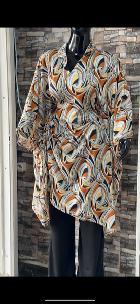 Tunique fluide imprimée chic