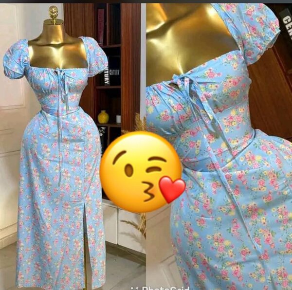 Robe longue estivale fleurie