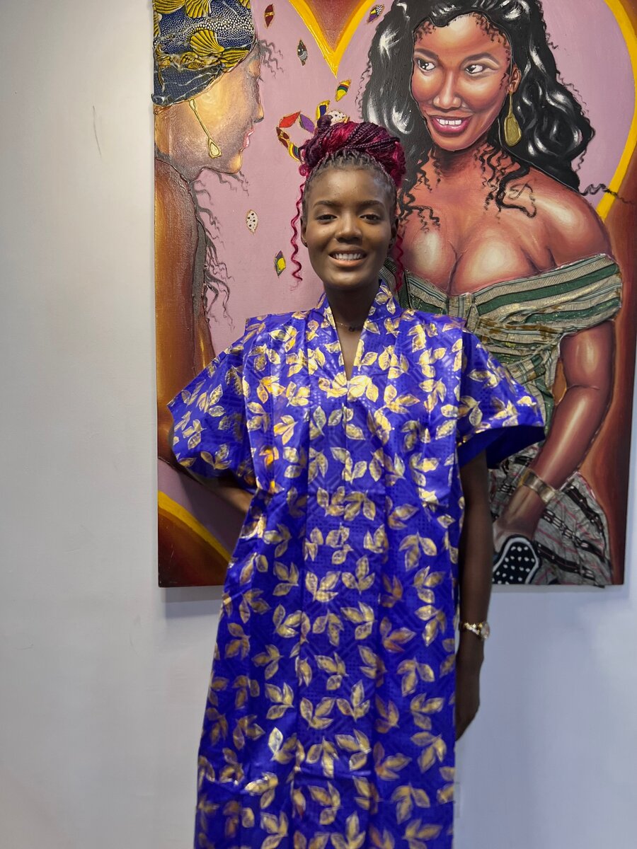 Boubou wax bazin riche