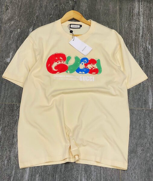 t-shirt imprimé Gucci pour homme