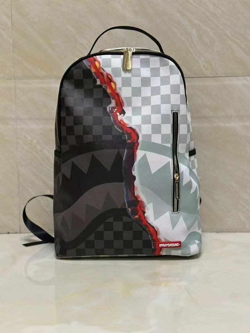 Sac à dos tendance motif requin