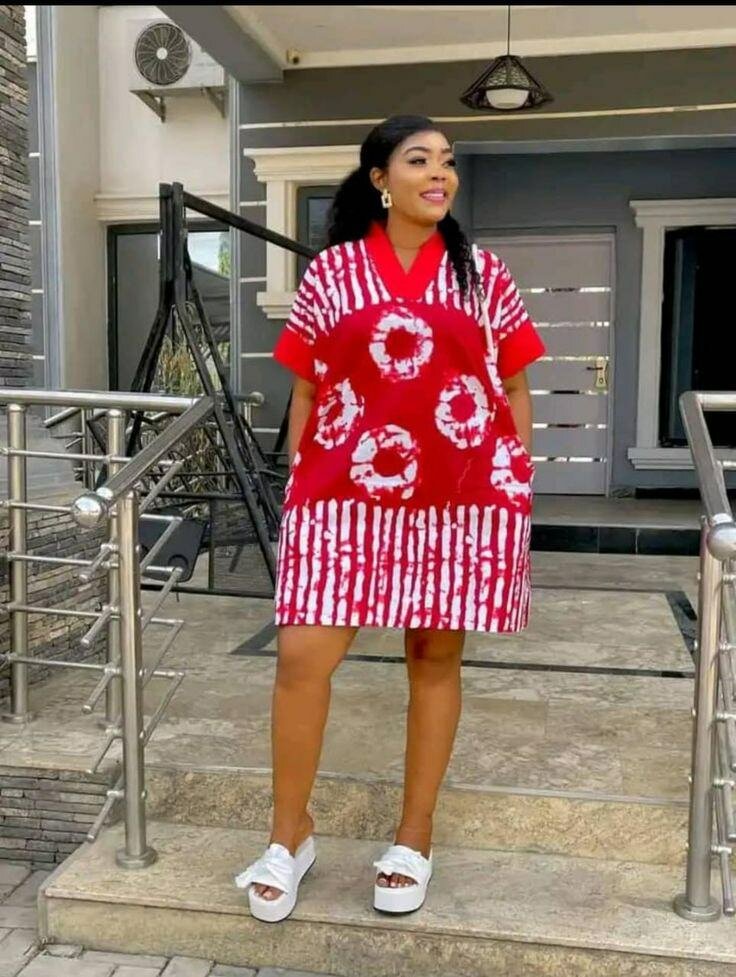 Robe africain colorée et élégante
