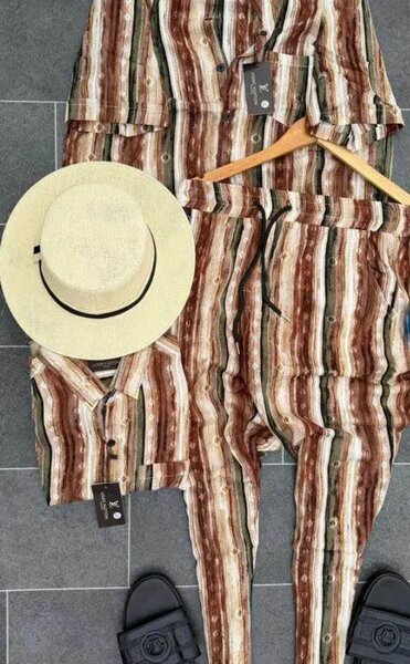 Ensemble chemise-pantalon été