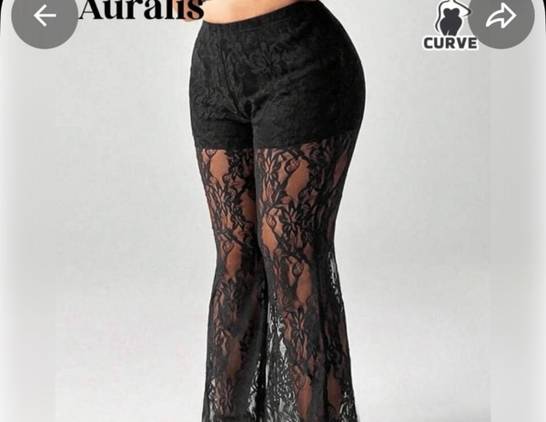 Pantalons élégants en dentelle