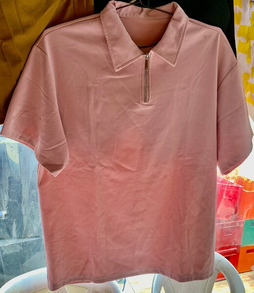 Ensemble détente rose zippé