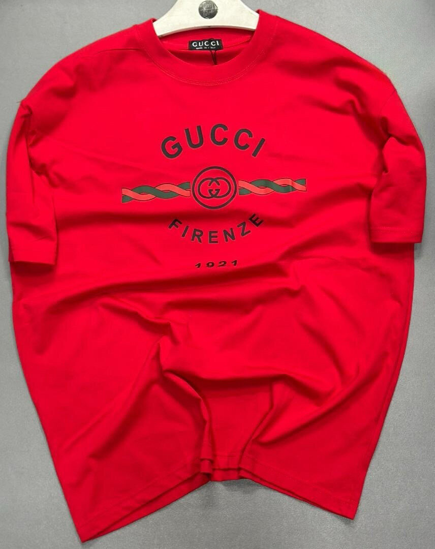 T-shirt rouge Gucci