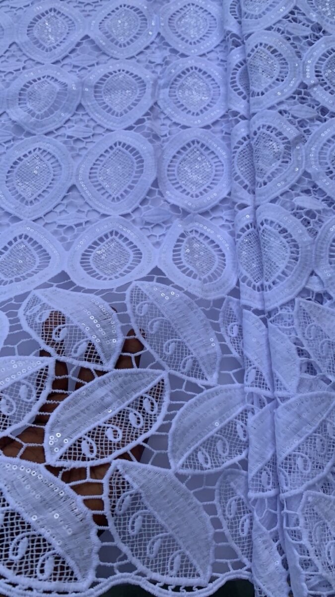 Swiss cotton lace