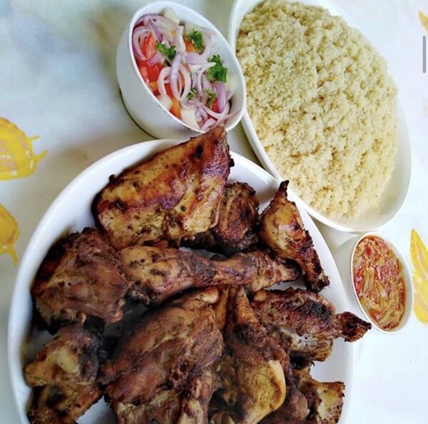 Poulet grillé savoureux