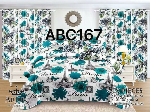 2 draps de lit 3 places+2 taie