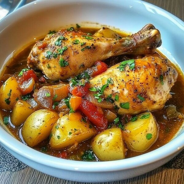 pomme de terre au poulet