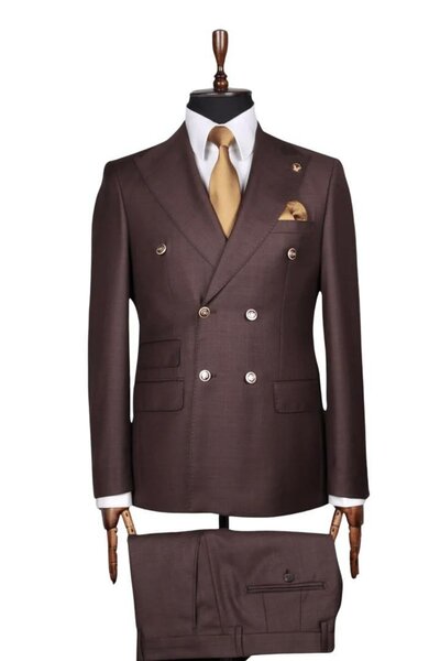 Costume double-breasted homme