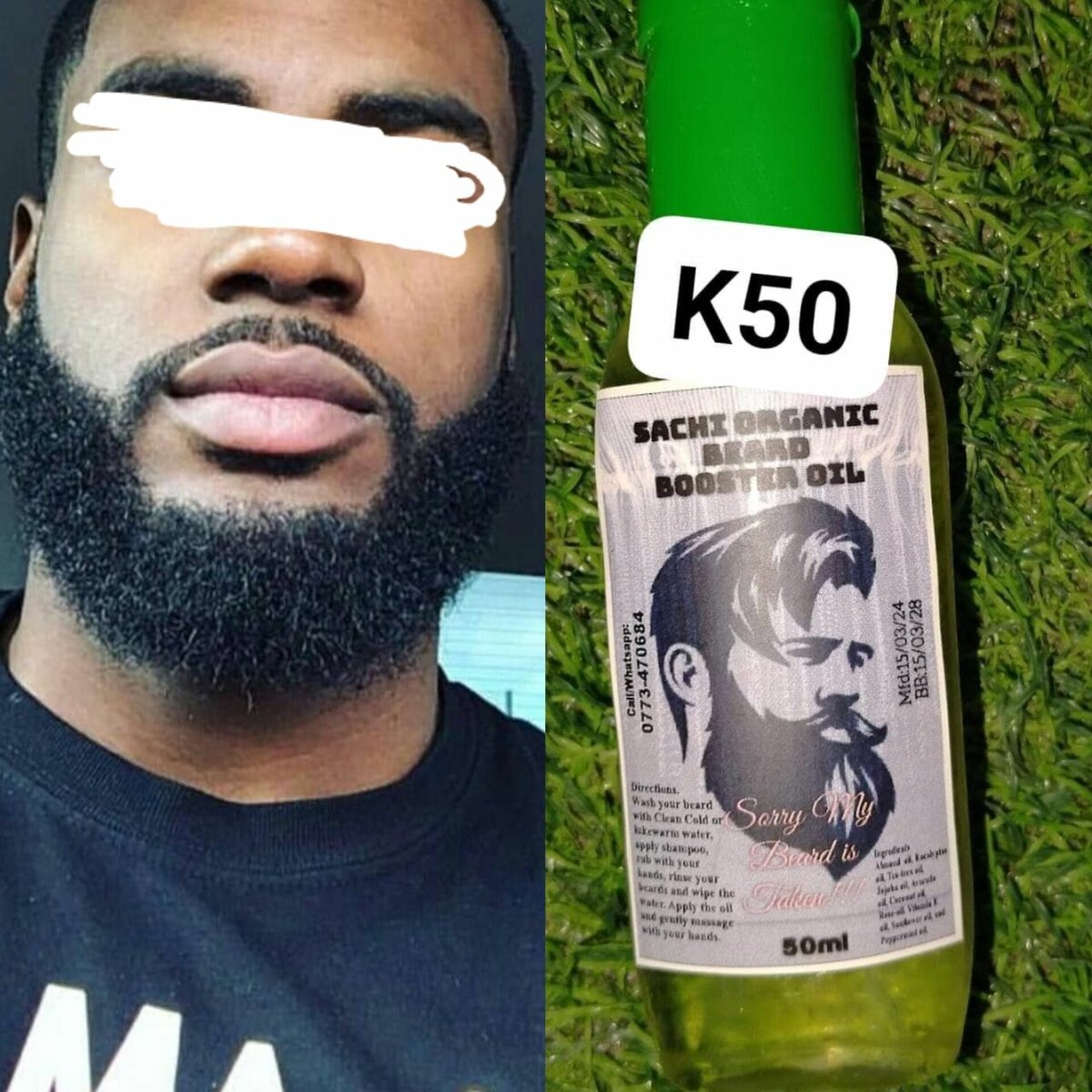HAIR BOOSTER OIL, BEARD oil and SHAMPOO