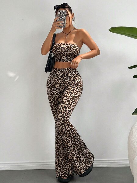 Ensemble Léopard Femme Chic