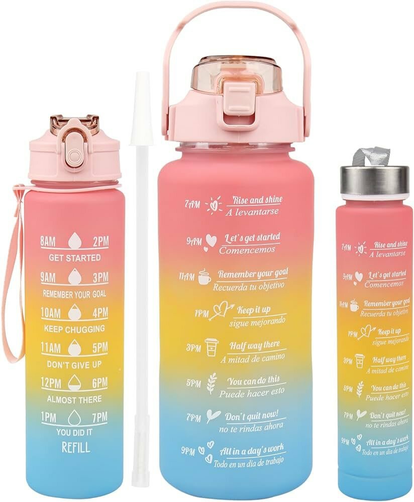 3 in 1 Water Bottle Set