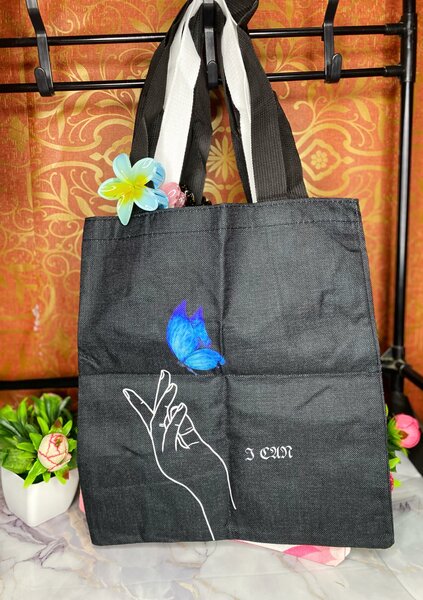 Sac cabas papillon chic