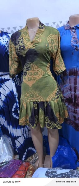 Robe bohème chic imprimée