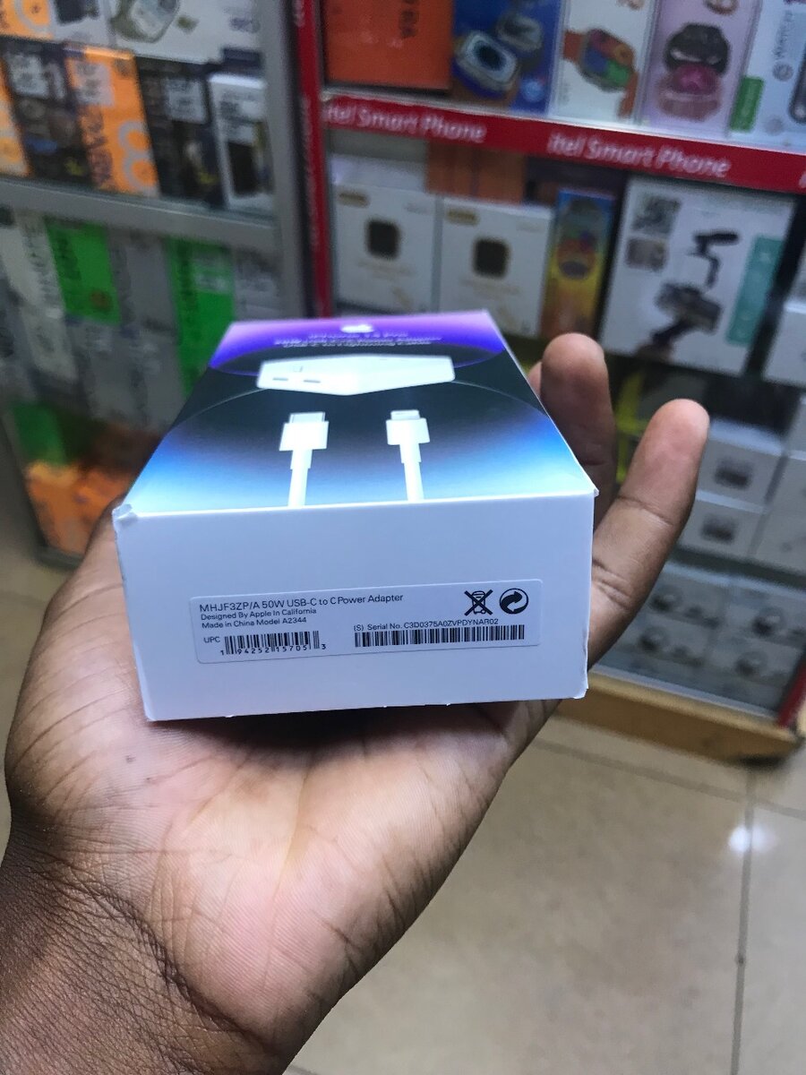 iPhone charger (50w 0utput fast charging )
