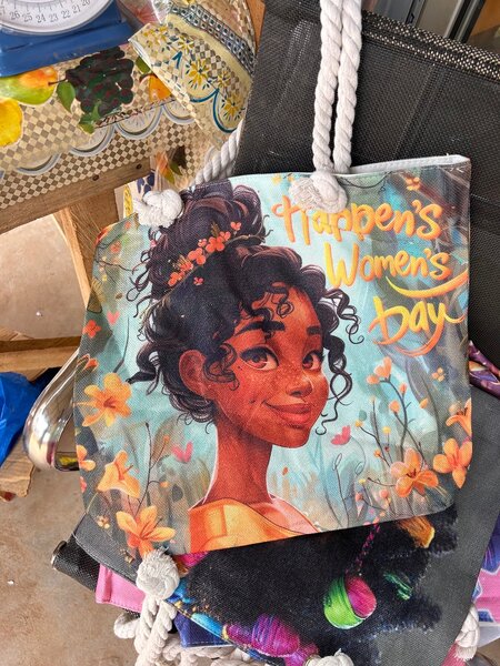 Sac en toile imprimé artistique