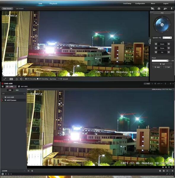 360x zoom 4k poe IP box Camera