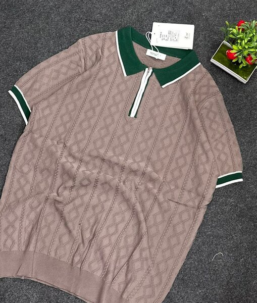 Polo en maille décontractée