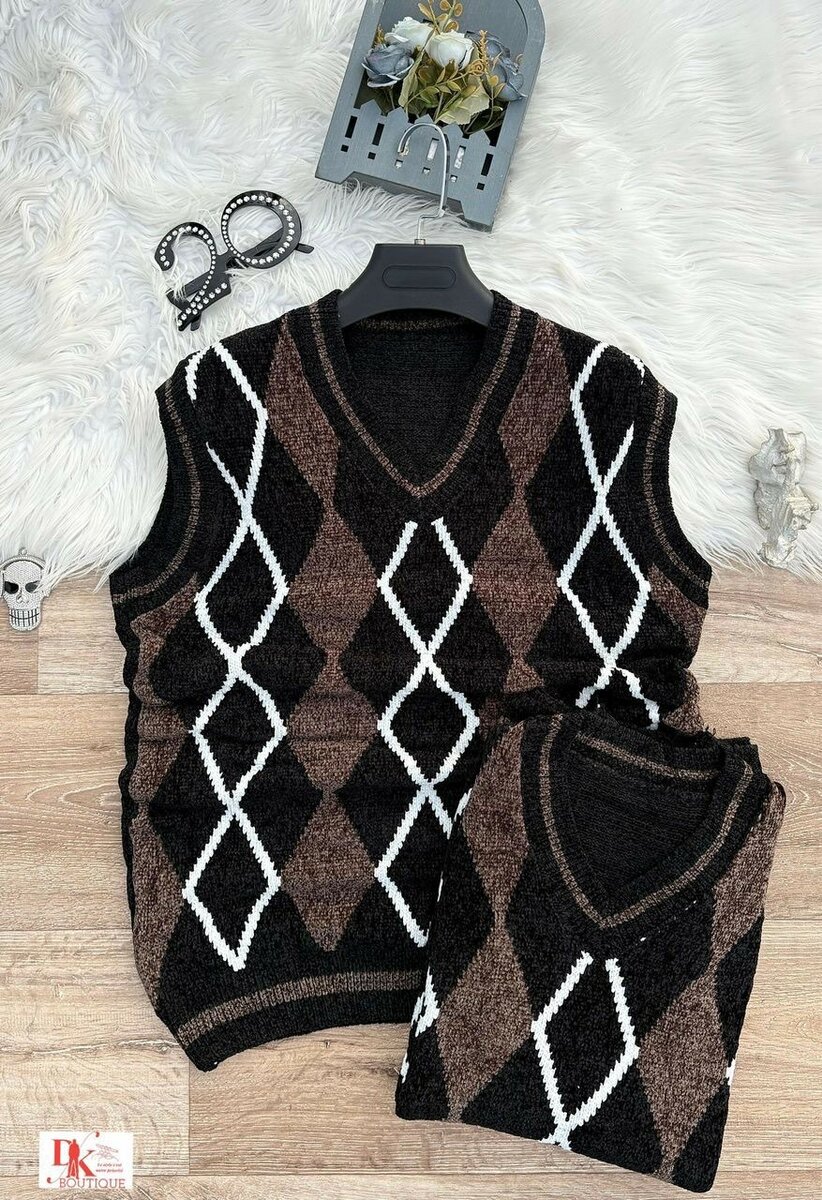 Gilets sans manches à motifs