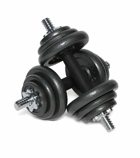 55 Kg Dumbbell Set Adjustable Chrome Plate