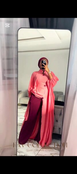 Jilbab Coloré Élégant